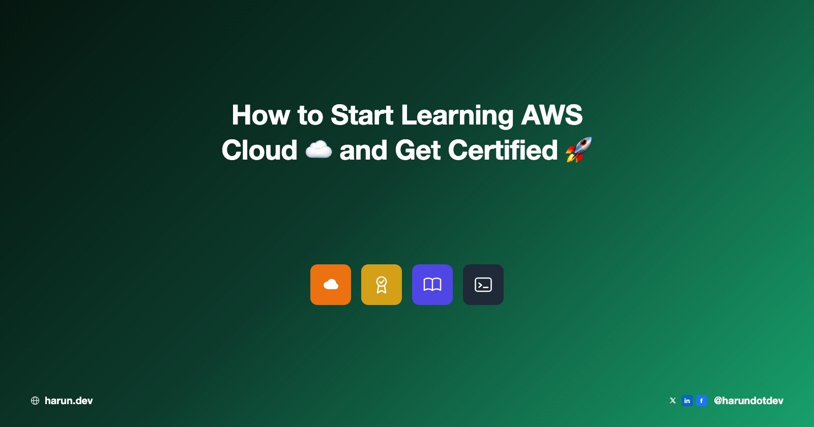 How to Start Learning AWS Cloud ☁️ and Get Certified 🚀
